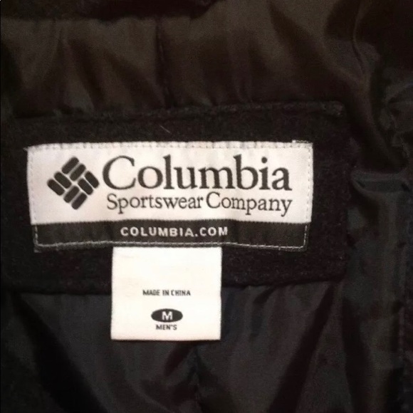 Men’s Columbia charcoal gray peacoat - Picture 2 of 8